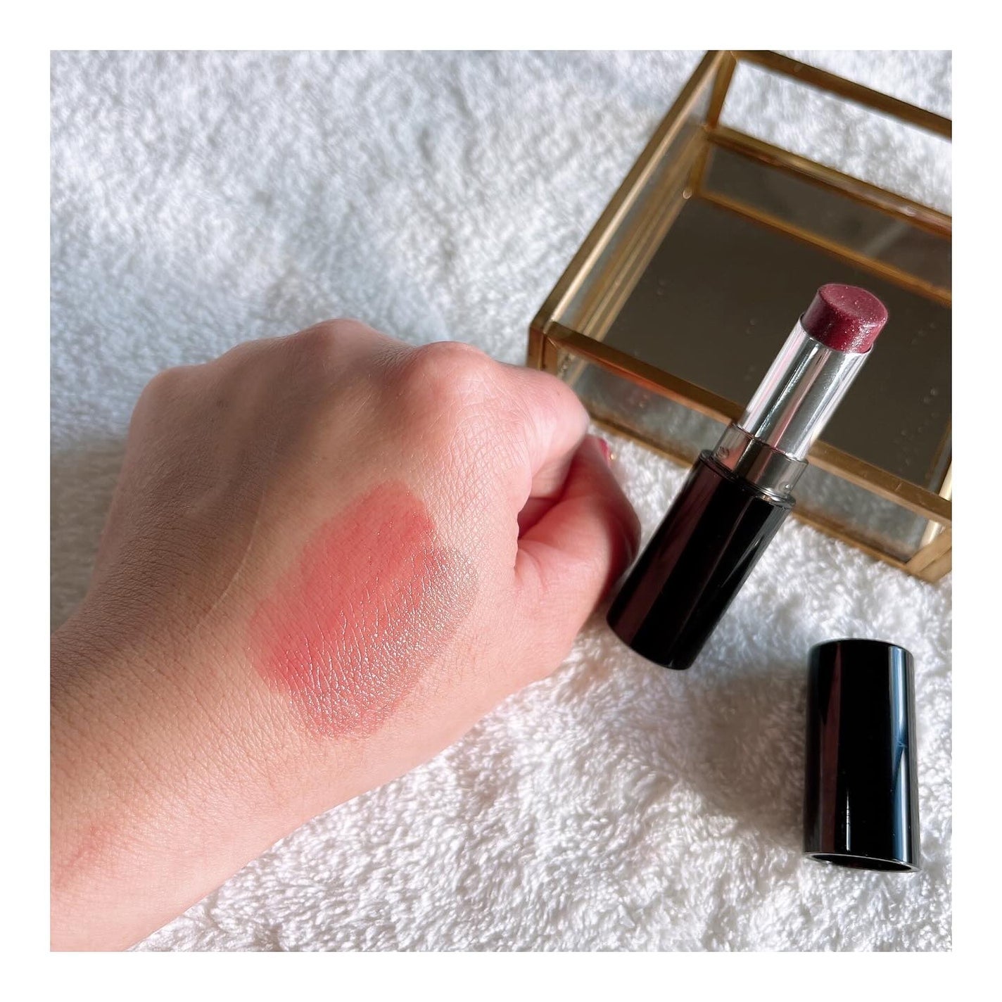 メロウラッピングルージュ/LIPGUARDIAN/口紅を使ったクチコミ(3枚目)