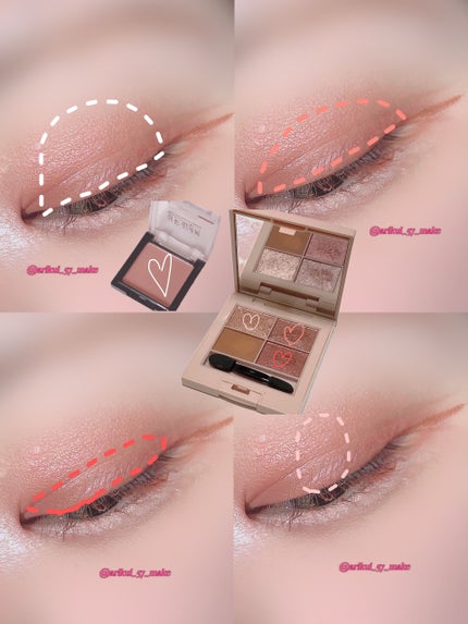UR GLAM POWDER EYESHADOW/U R GLAM/単色アイシャドウを使ったクチコミ(2枚目)