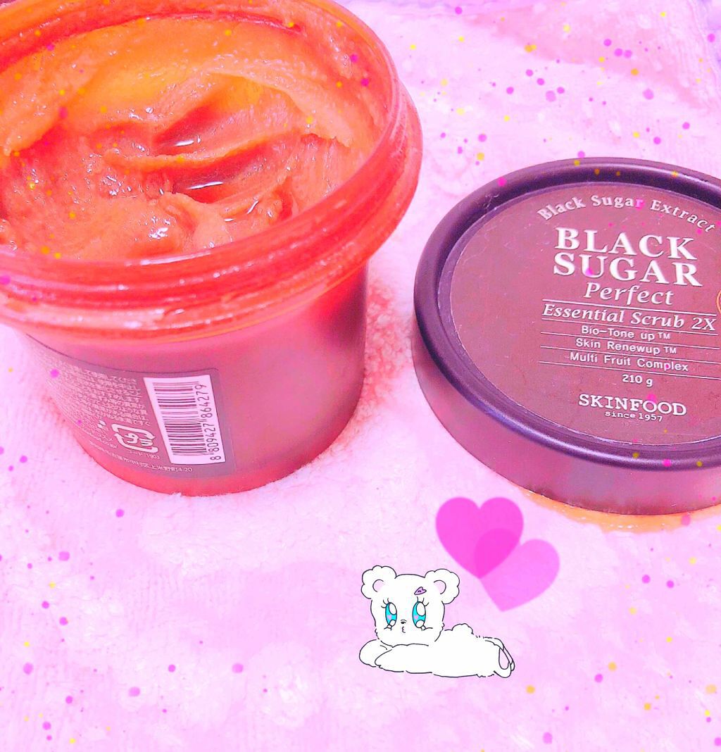 ブラックシュガー パーフェクト エッセンシャル スクラブ2X/SKINFOOD/洗い流すパック・マスクを使ったクチコミ（1枚目）