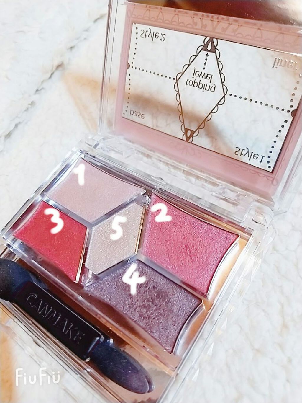 【旧品】パーフェクトスタイリストアイズ/キャンメイク/アイシャドウパレットを使ったクチコミ（3枚目）