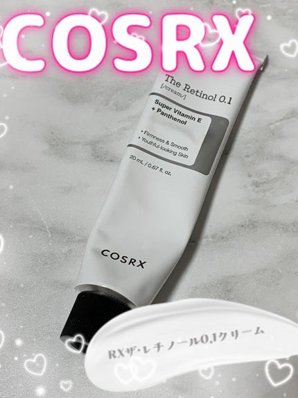 RXザ・レチノール0.1クリーム/COSRX/フェイスクリームを使ったクチコミ(1枚目)