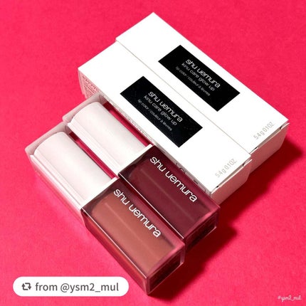 キヌケアグローアップ/shu uemura/口紅を使ったクチコミ(8枚目)