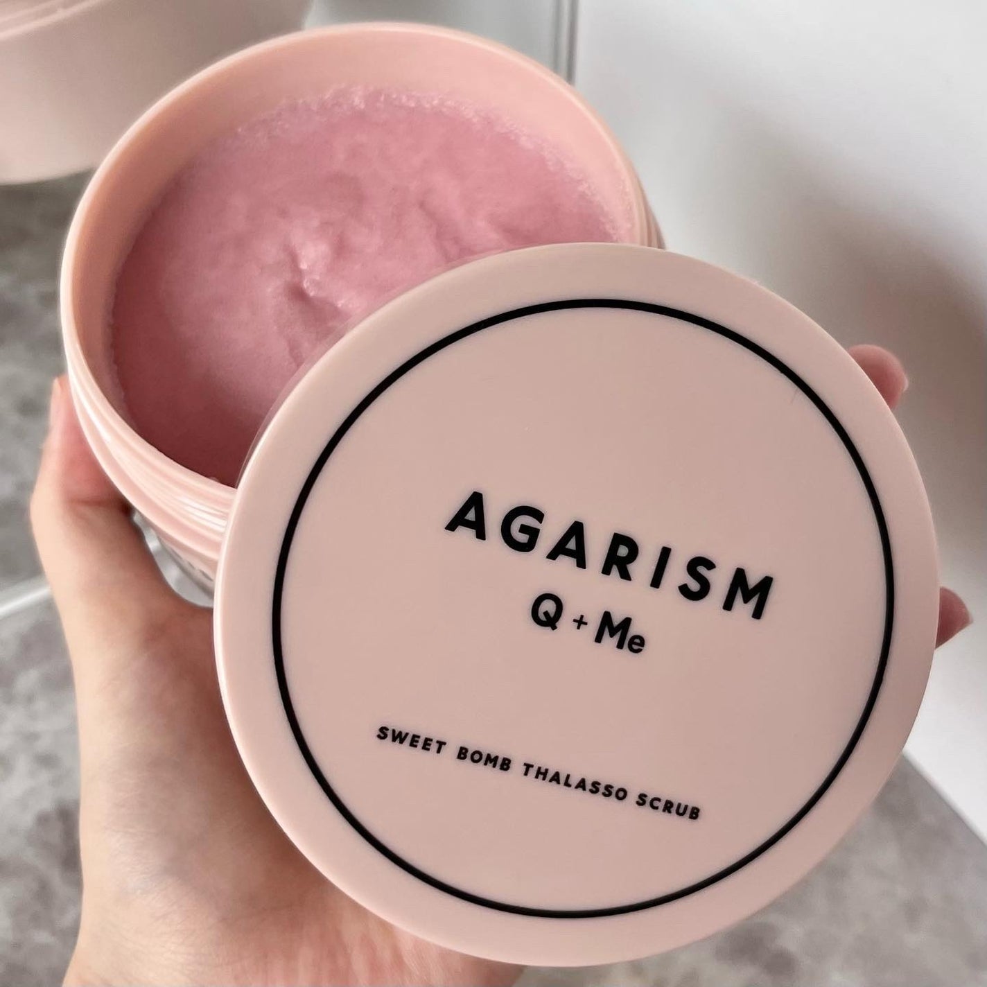 Q+Me スウィート ボム タラソ スクラブ/AGARISM/バスト・ヒップケアを使ったクチコミ(8枚目)