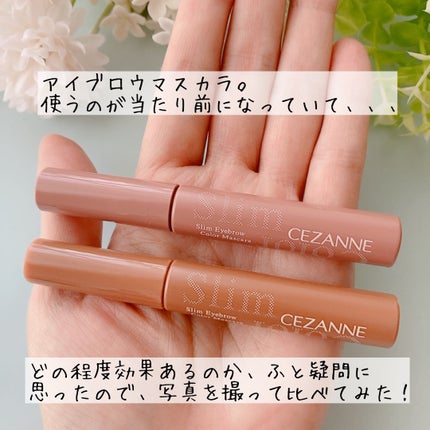 極細アイブロウマスカラ/CEZANNE/眉マスカラを使ったクチコミ(2枚目)