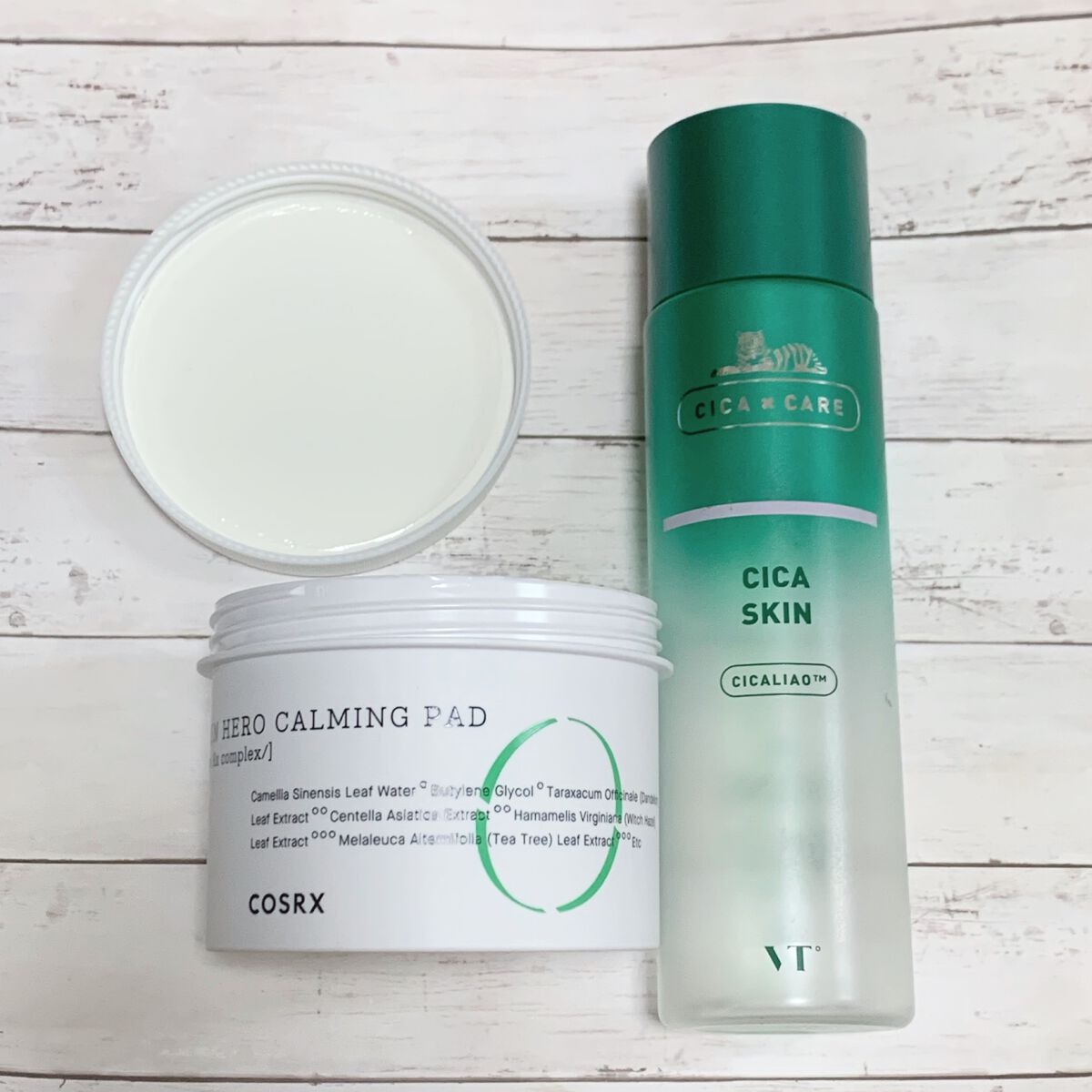 ワンステップグリーンカーミングパッド/COSRX/トナーパッドを使ったクチコミ（1枚目）