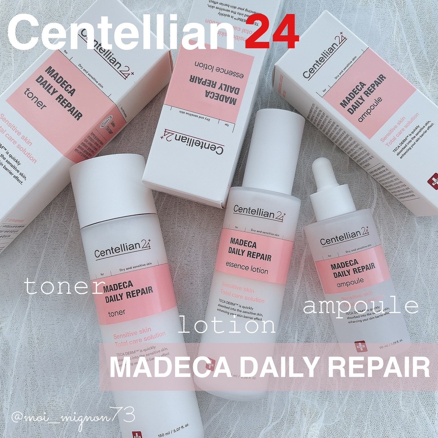 マデカデイリーリペアアンプル/センテリアン24/美容液を使ったクチコミ（1枚目）