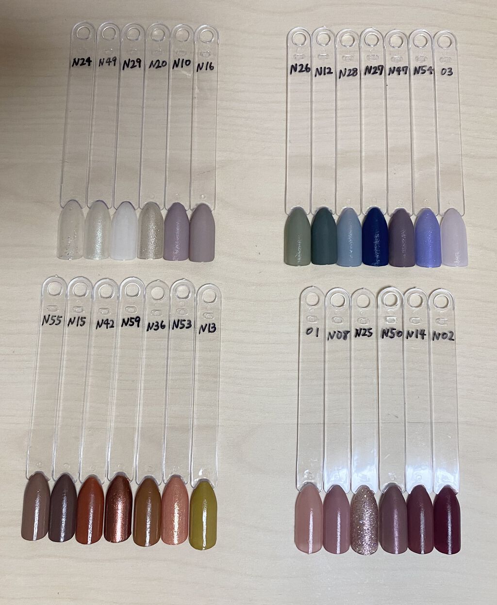 ネイルカラーチャートスティック/DAISO/ネイル用品を使ったクチコミ（2枚目）