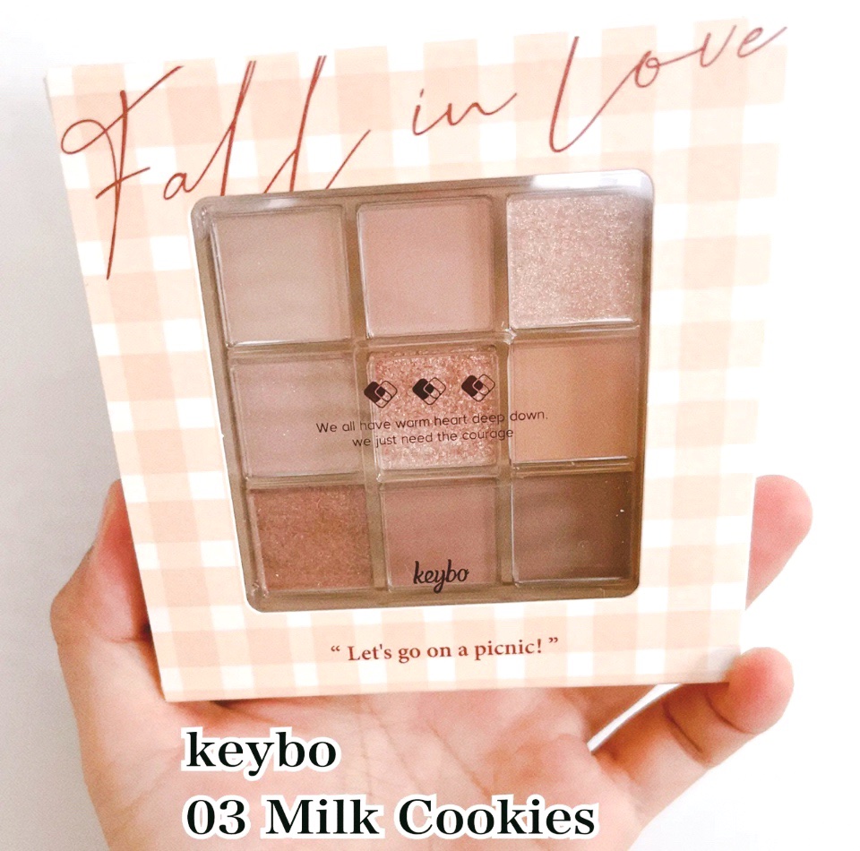 KEYBO FALL IN LOVE SHADOW PALETTE/keybo/アイシャドウパレットを使ったクチコミ（1枚目）