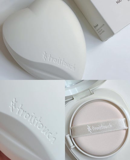 トワタッチ ハートクッション マットカバー/troistouch/クッションファンデーションを使ったクチコミ(10枚目)