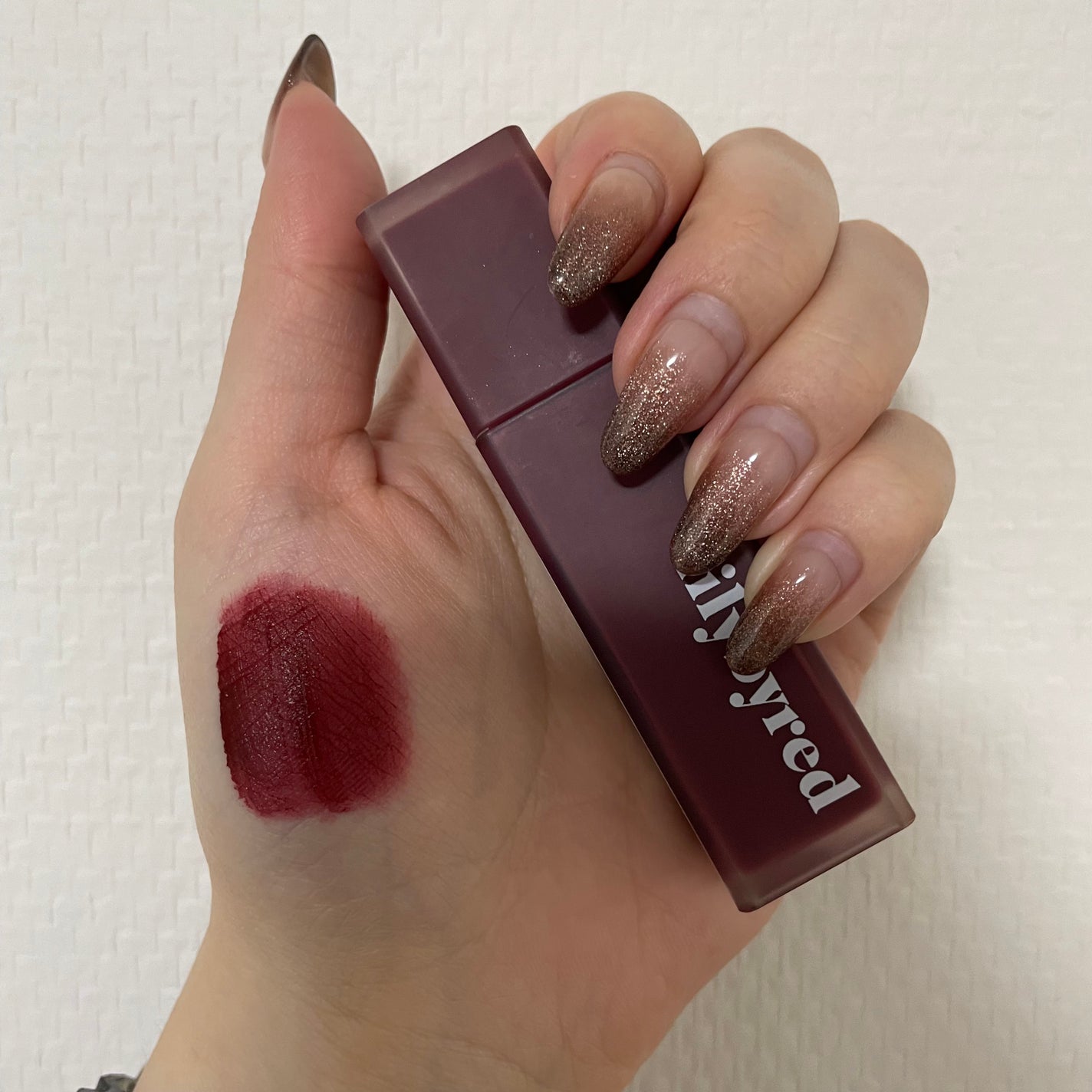 ムードライアー ベルベットティント/lilybyred/リップティントを使ったクチコミ(5枚目)