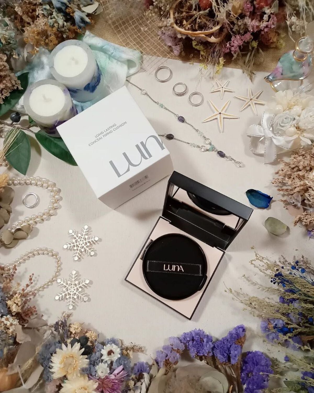 ロングラスティングコンシールフィクシングクッション /LUNA/クッションファンデーションを使ったクチコミ(1枚目)