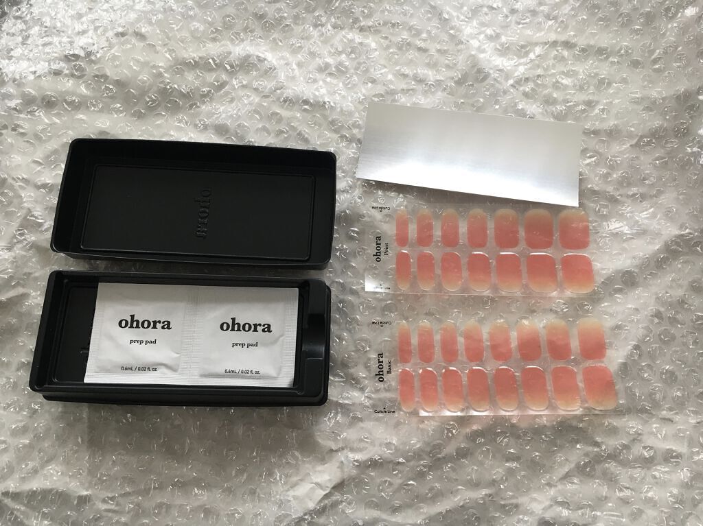 セミキュアジェルネイル（ハンド）/ohora/ネイルシールを使ったクチコミ（2枚目）