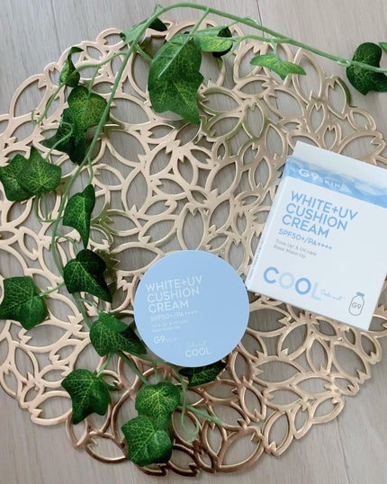 WHITE +UV CUSHION CREAM #COOL/G9SKIN/日焼け止めクリームを使ったクチコミ(1枚目)