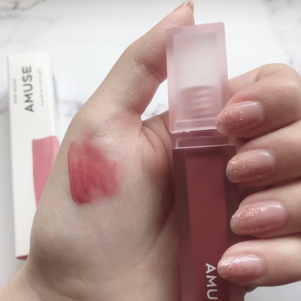 デュー ベルベット/AMUSE/口紅を使ったクチコミ(3枚目)