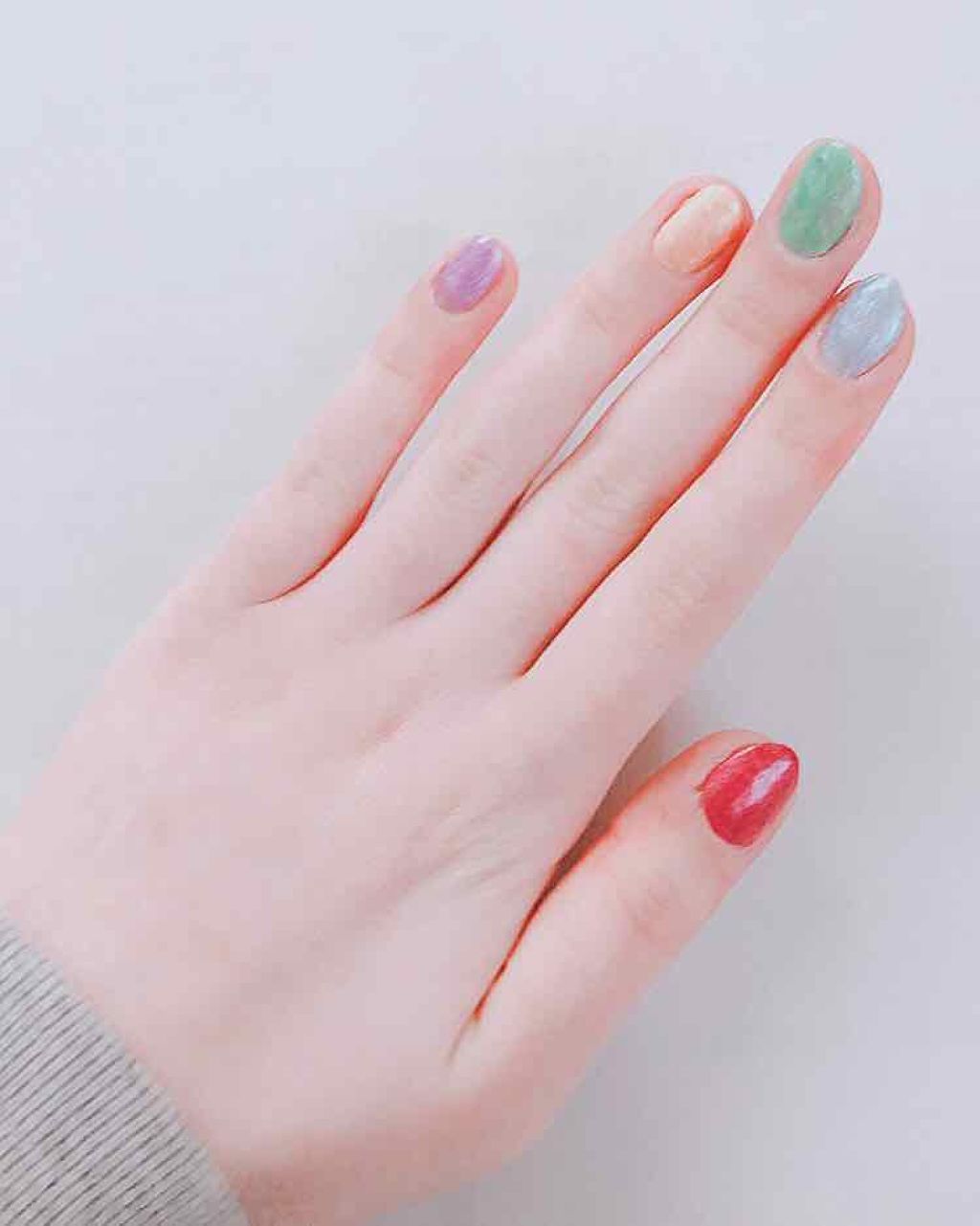 ピールオフマニキュア/キャンドゥ/マニキュアを使ったクチコミ（1枚目）