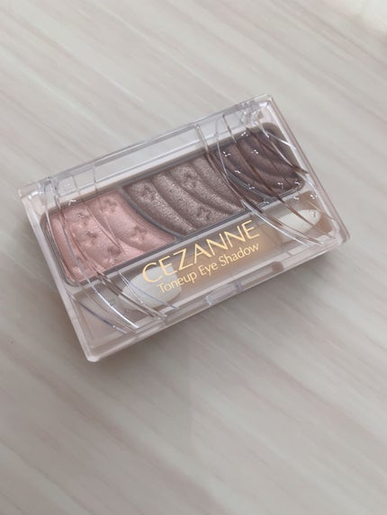 トーンアップアイシャドウ/CEZANNE/アイシャドウパレットを使ったクチコミ(2枚目)
