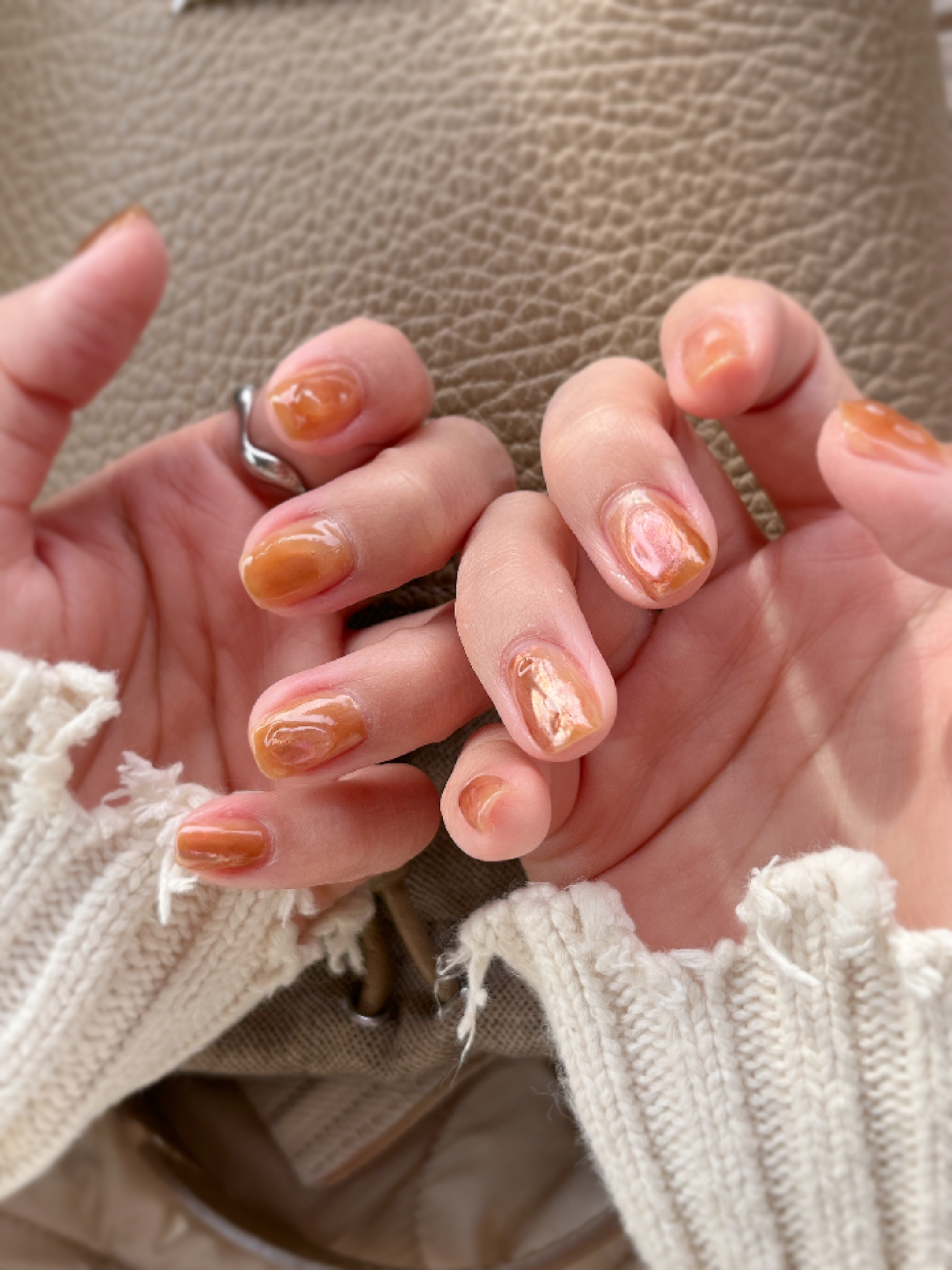 Honey Pie color gel/NAILTOWN/ジェルネイルを使ったクチコミ（1枚目）