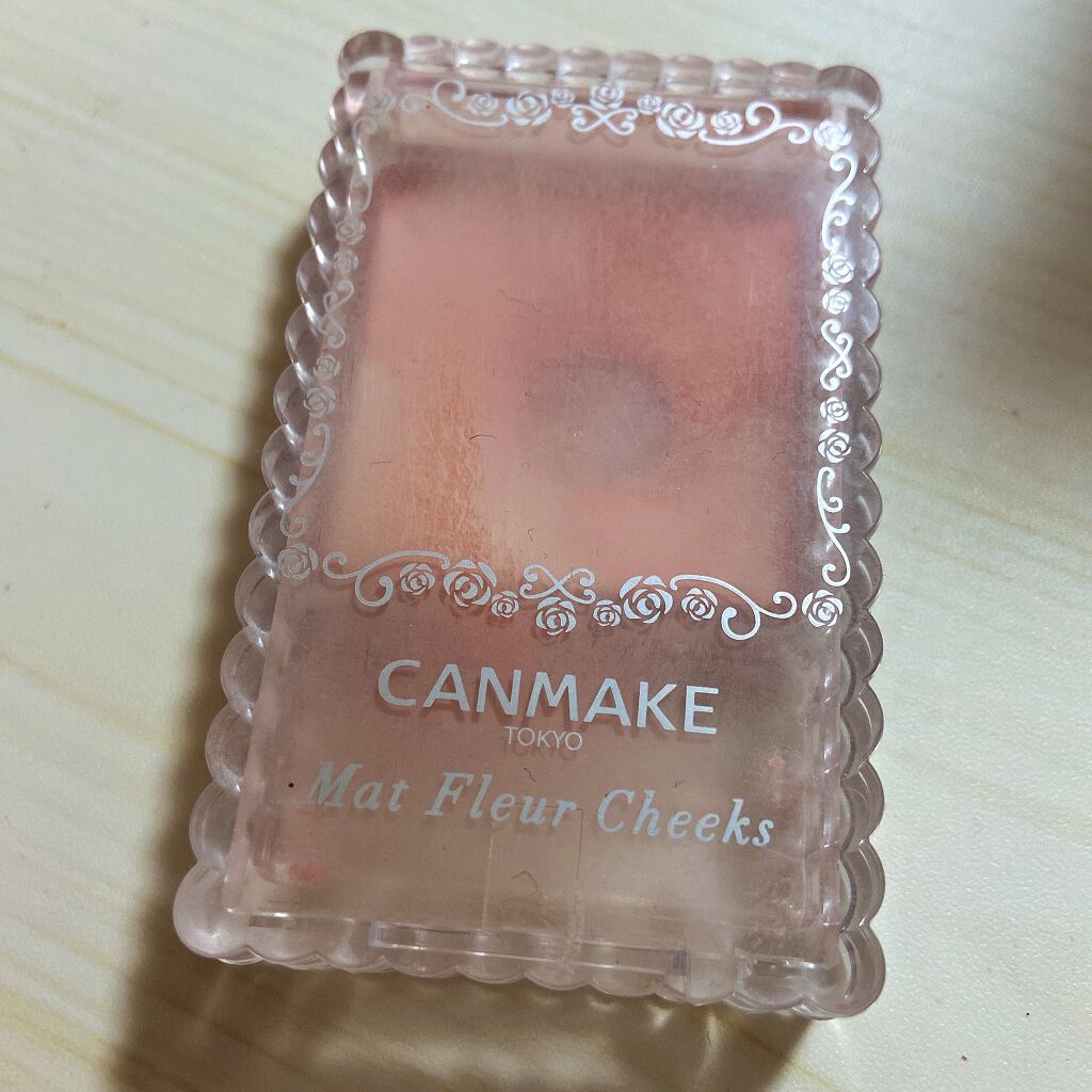 マットフルールチークス 03 マットマーマレード/キャンメイク/パウダーチークを使ったクチコミ（1枚目）