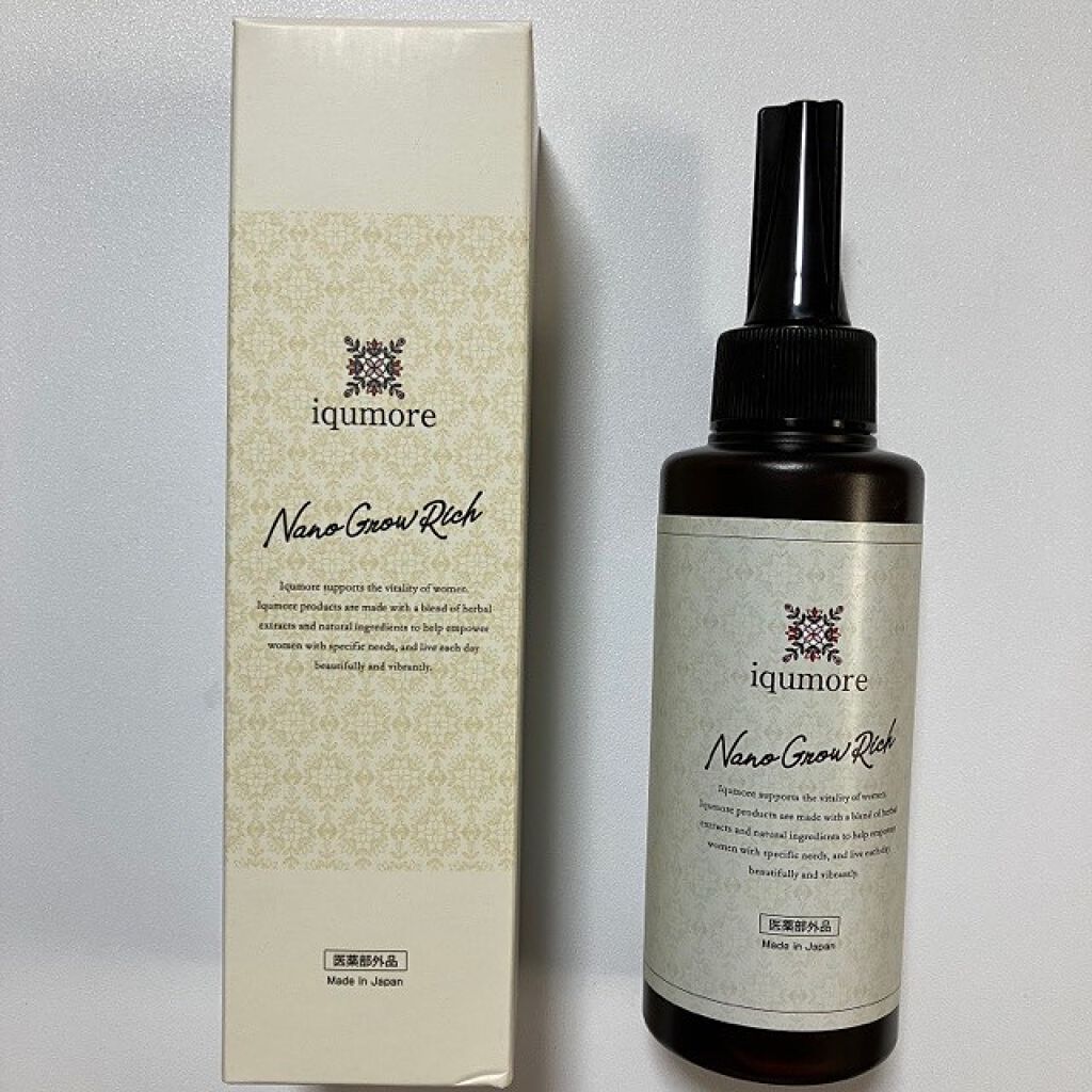 ナノグロウリッチ/iqumore/頭皮ローションを使ったクチコミ（1枚目）