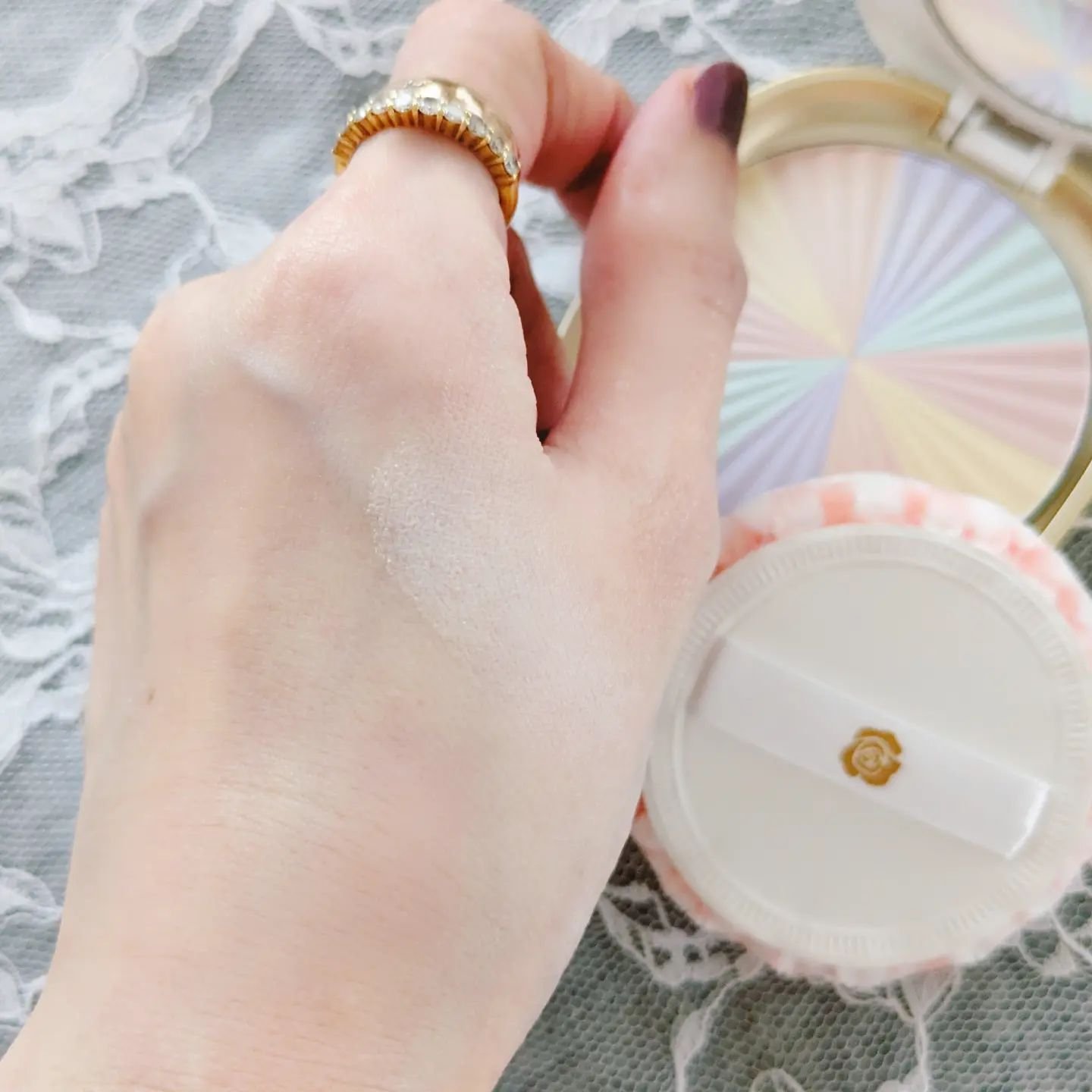 サンブロックルーセントパウダーex./ステファニー/プレストパウダーを使ったクチコミ（3枚目）