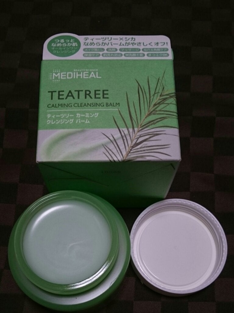 ティーツリーカーミングクレンジングバーム/MEDIHEAL/クレンジングバームを使ったクチコミ(1枚目)