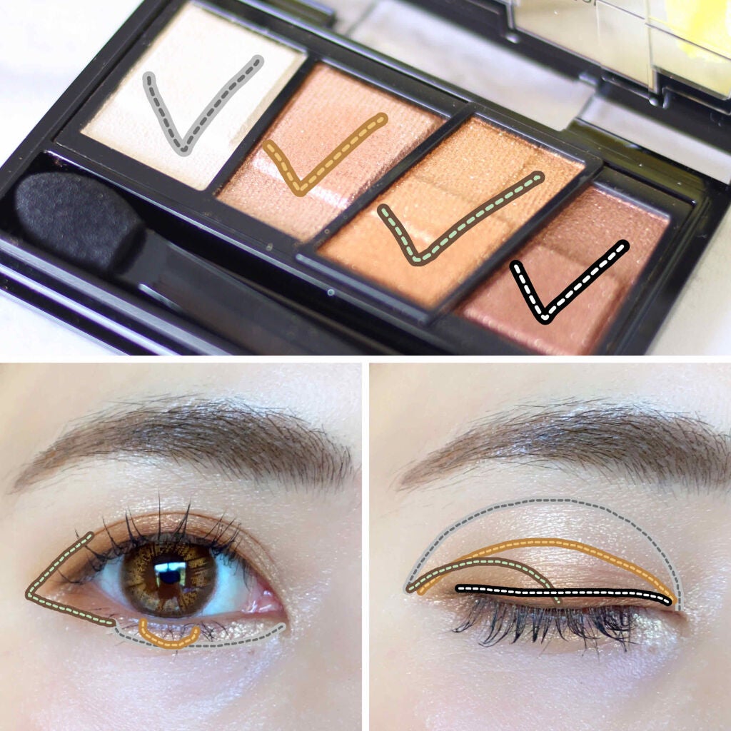 デザイニングブラウンアイズ/KATE/アイシャドウパレットを使ったクチコミ(3枚目)