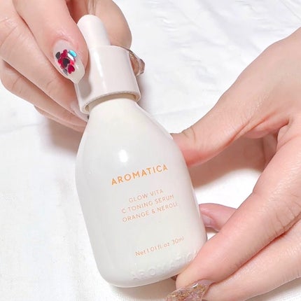 グロービタCトーニングセラム/AROMATICA/美容液を使ったクチコミ(3枚目)