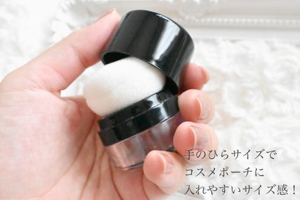 スポンジ付きチーク容器/DAISO/その他化粧小物を使ったクチコミ(2枚目)