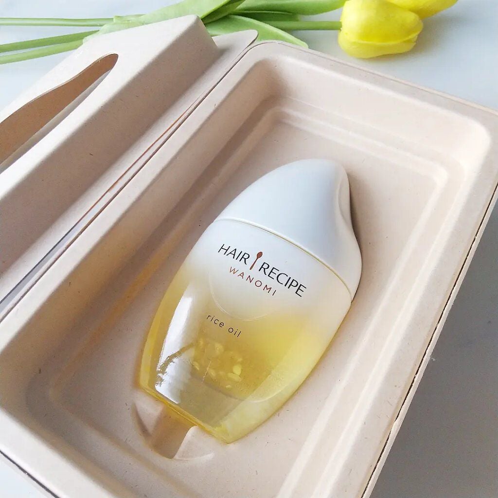 さらとろライスオイル(洗い流さないトリートメント)/WANOMI/ヘアオイルを使ったクチコミ(2枚目)