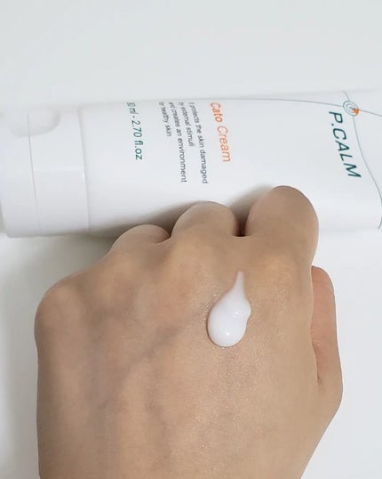 カトクリーム/P.CALM/フェイスクリームを使ったクチコミ(5枚目)