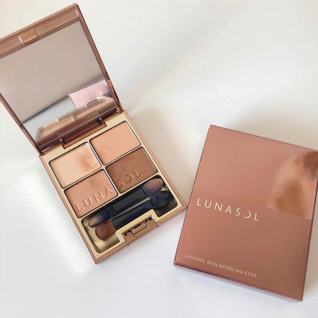 スキンモデリングアイズ/LUNASOL/アイシャドウパレットを使ったクチコミ(1枚目)