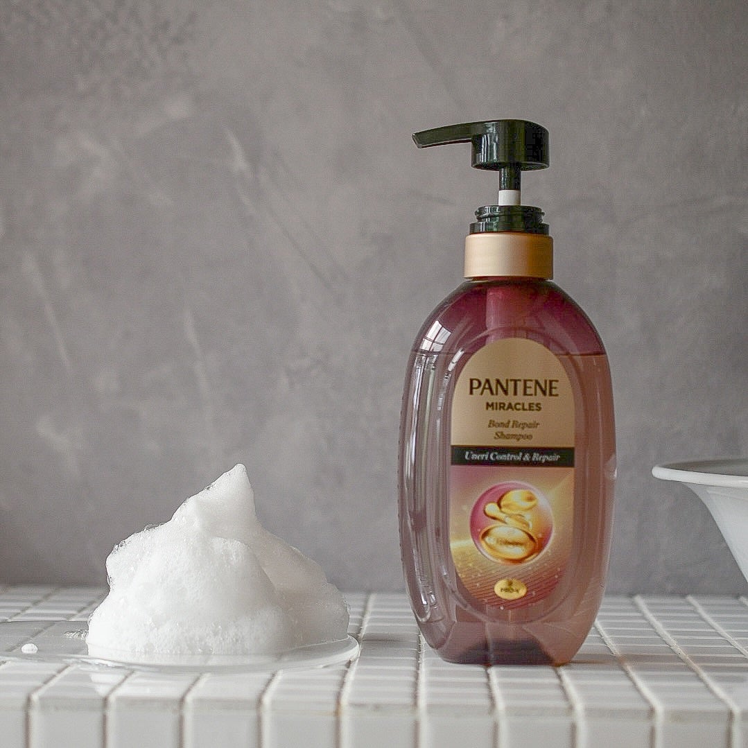 ミラクルズ うねりコントロール&リペア ボンドリペア シャンプー/トリートメント/パンテーン/市販シャンプーを使ったクチコミ(3枚目)
