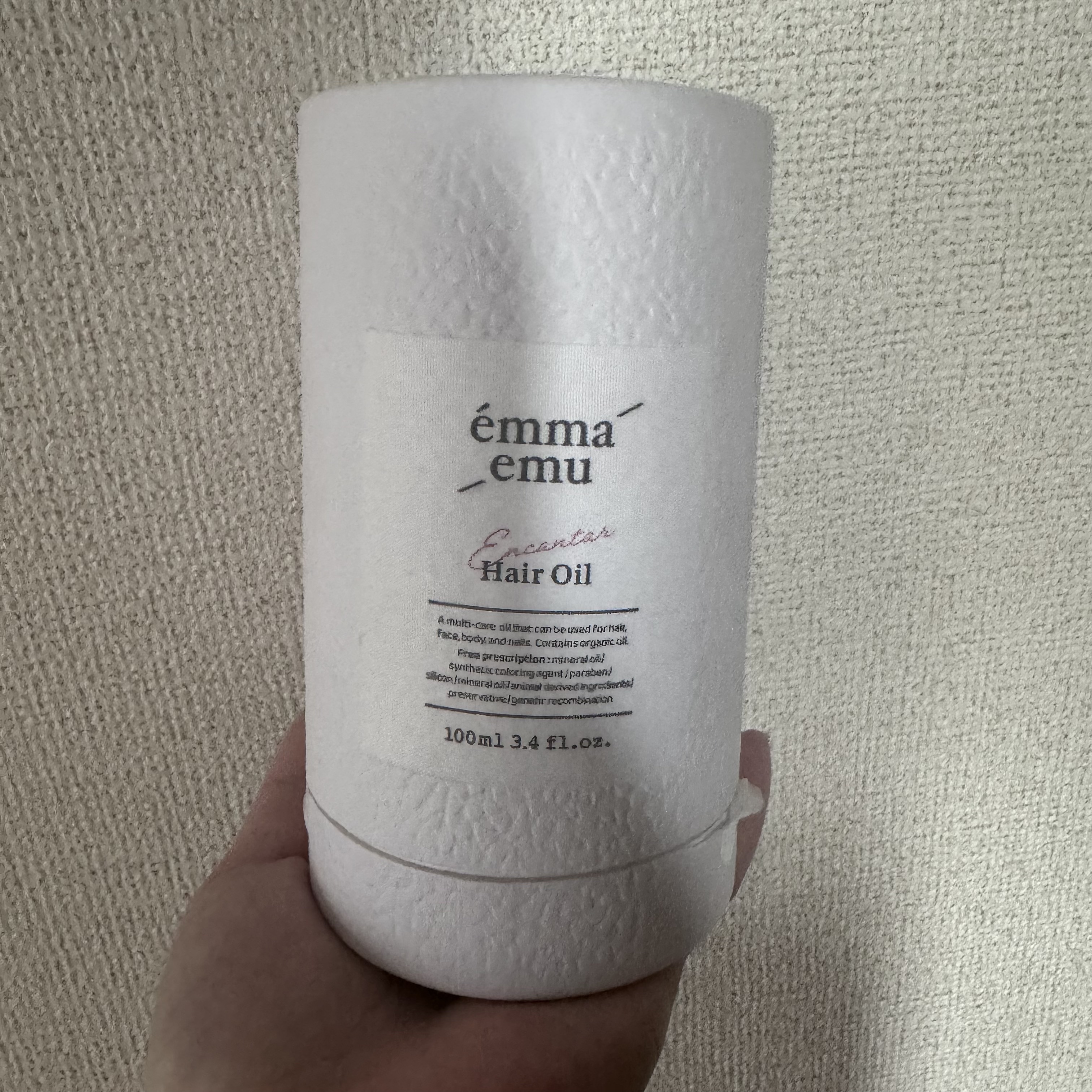 エンカンタールヘアオイル ピオニー＆ムスク/emma emu/ヘアオイルを使ったクチコミ（3枚目）