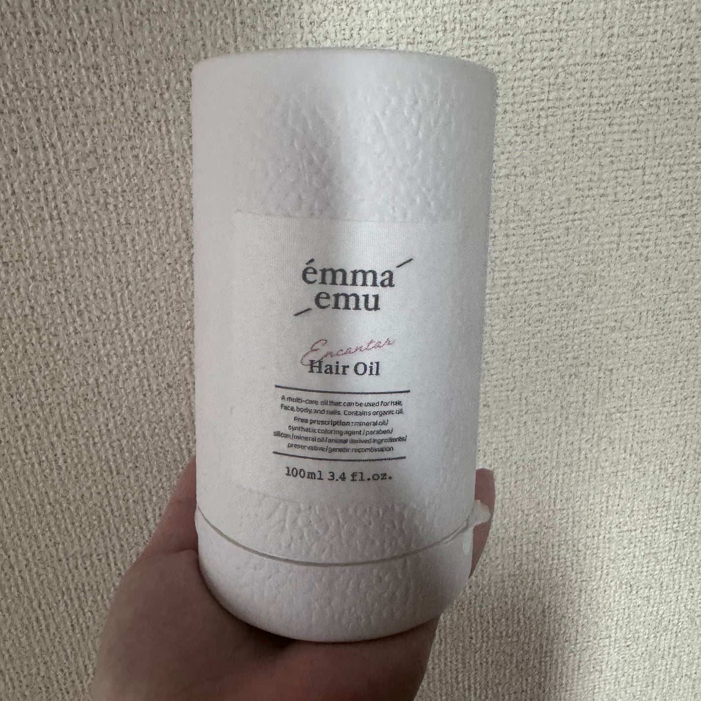 エンカンタールヘアオイル ピオニー&ムスク/emma emu/ヘアオイルを使ったクチコミ(3枚目)