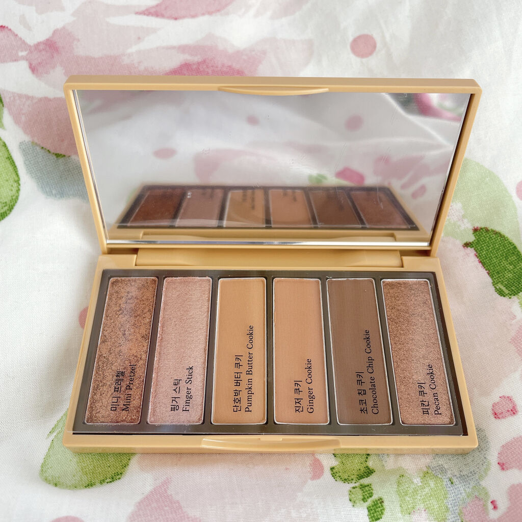 プレイカラーアイズミニ クッキークラス/ETUDE/アイシャドウパレットを使ったクチコミ（2枚目）