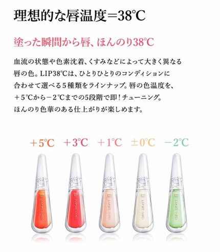 38°C / 99°F リップトリートメント (リップ美容液)/UZU BY FLOWFUSHI/リップケアを使ったクチコミ(3枚目)