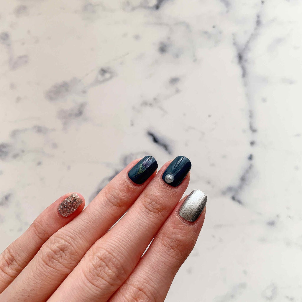 しずくネイルシール/キャンドゥ/ネイルシールを使ったクチコミ(2枚目)