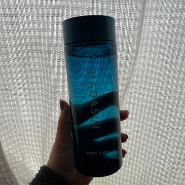 最近買った化粧水です🧴

【HADASUI】資生堂さんから発売されています
1000円くらいで購入しました！
かなり大容量です✨✨

弱酸性化粧水
肌環境に近いミネラルバランス・無香料・無着色
アルコー