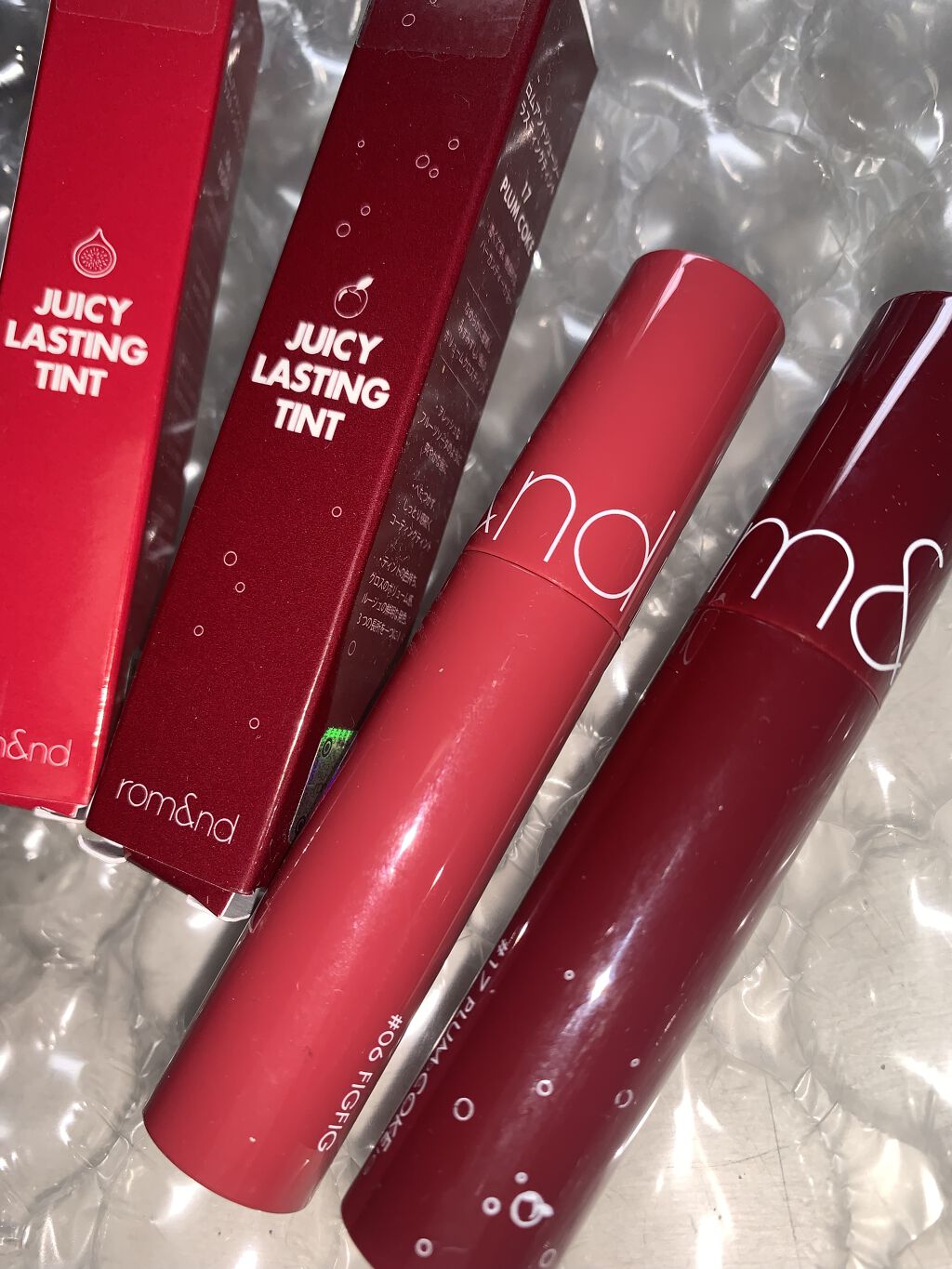 ジューシーラスティングティント/rom&nd/リップティントを使ったクチコミ（1枚目）