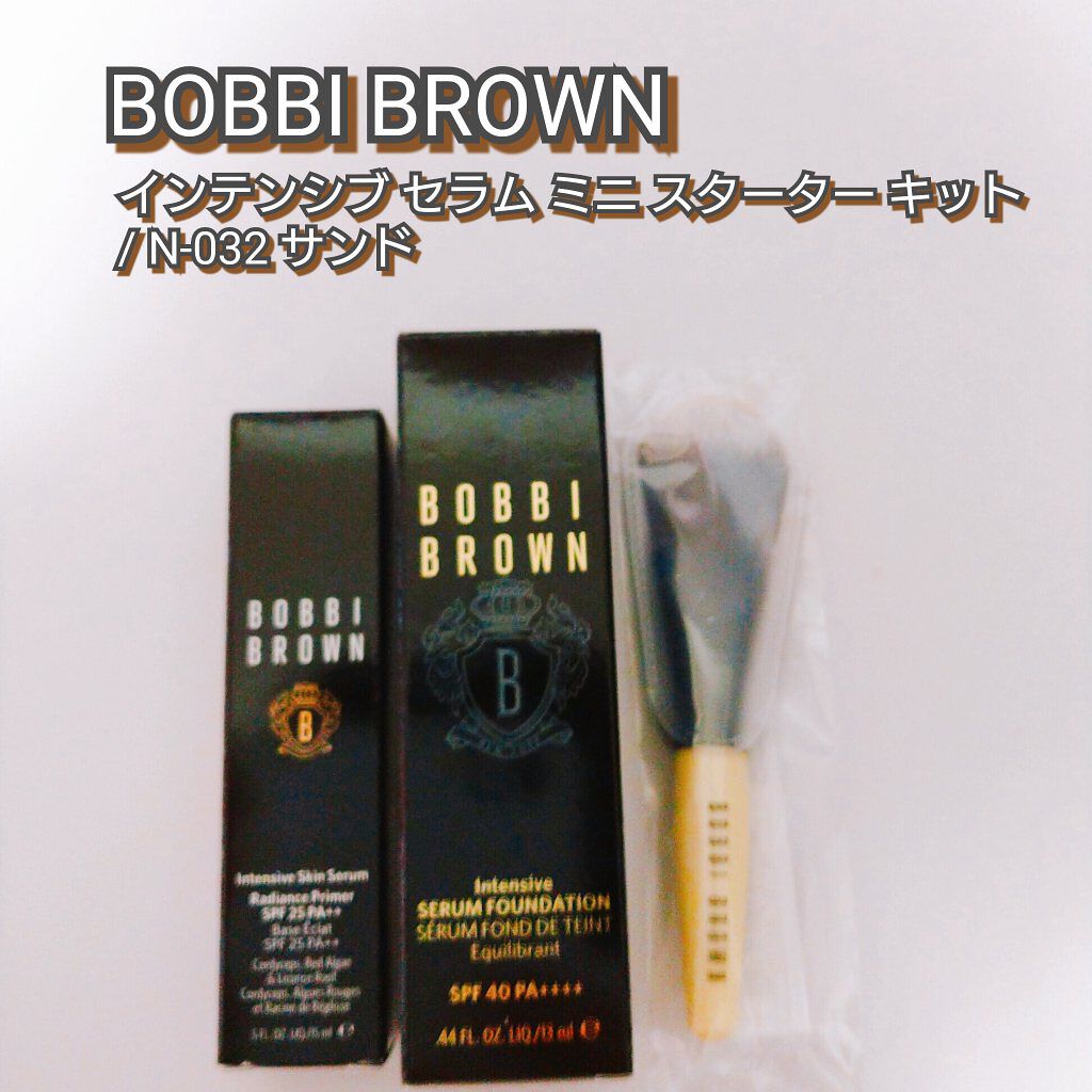 インテンシブ スキン セラム ファンデーション SPF40（PA++++） N-032 サンド(限定)/BOBBI BROWN/リキッドファンデーションを使ったクチコミ（1枚目）