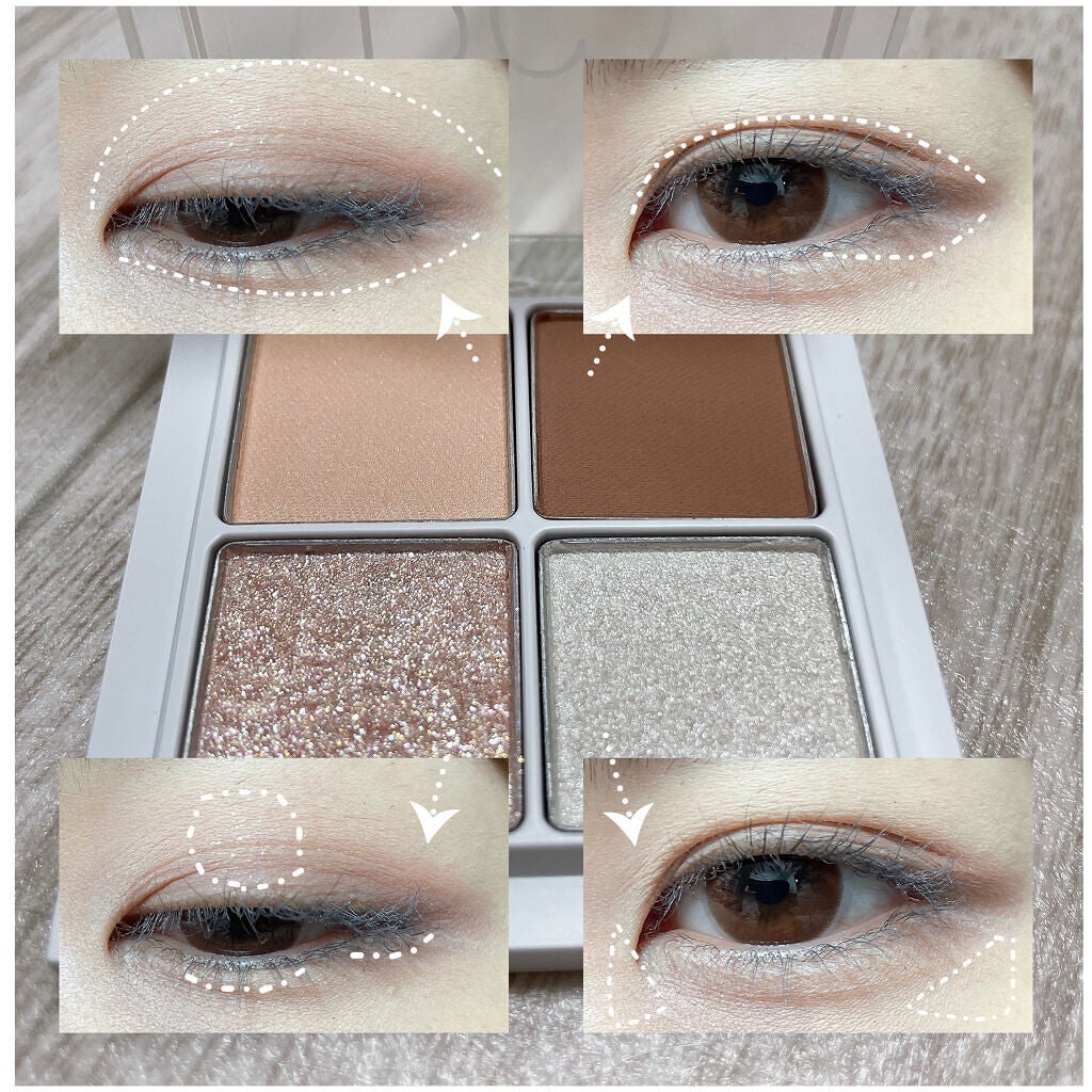 THE アイパレR/b idol/アイシャドウパレットを使ったクチコミ(2枚目)