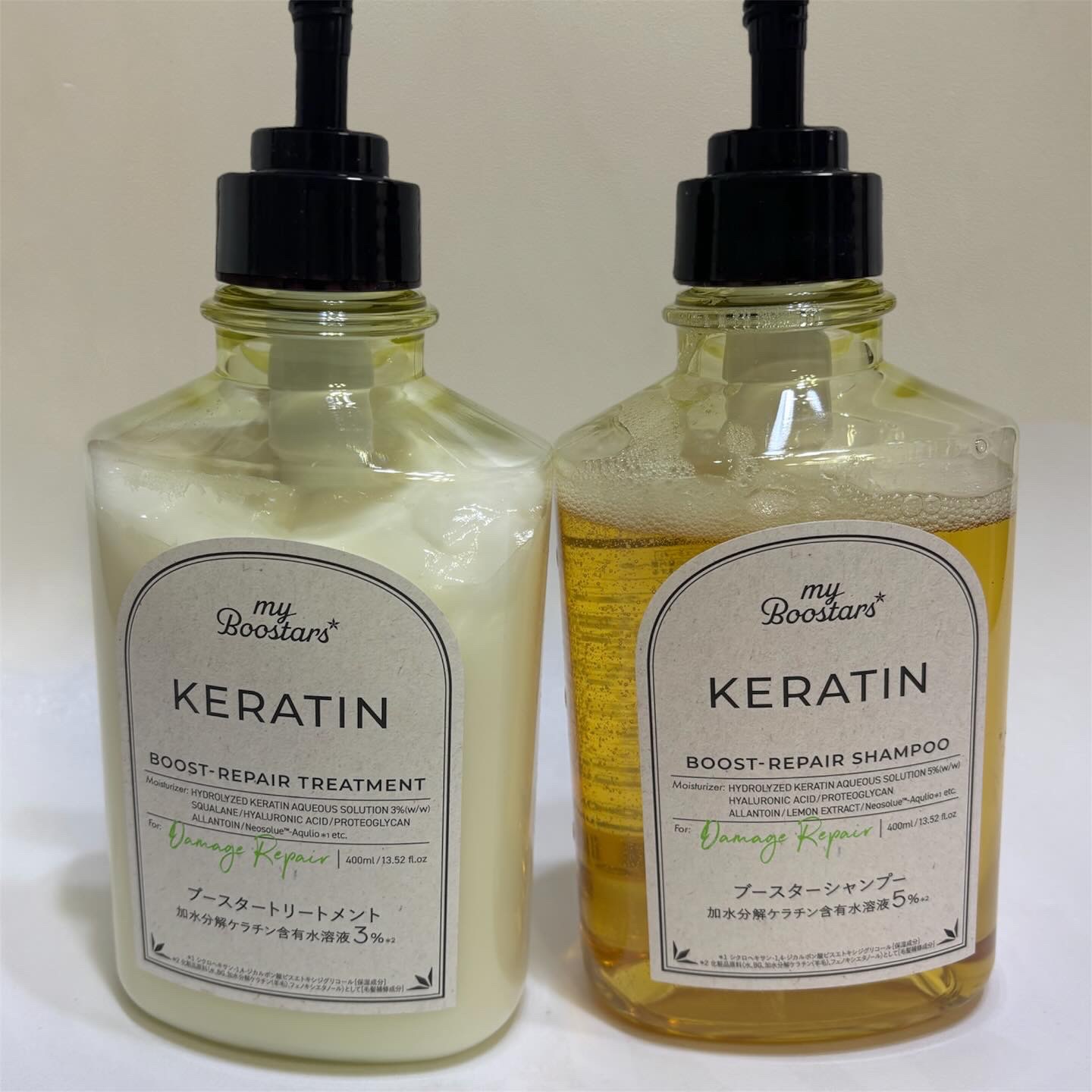 ケラチン ブースター シャンプー/トリートメント [ダメージリペア] シトラスサボンの香り/マイブースターズ/市販シャンプーを使ったクチコミ（1枚目）