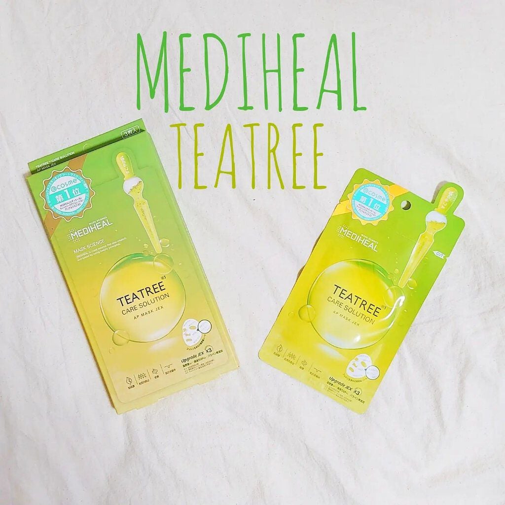 ティーツリーケアソリューション アンプルマスクJEX/MEDIHEAL/シートマスク・パックを使ったクチコミ(1枚目)
