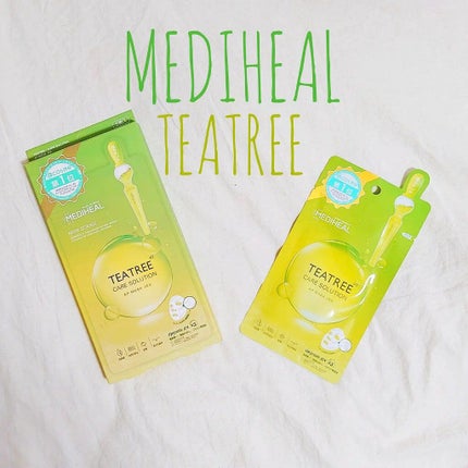 ティーツリーケアソリューション アンプルマスクJEX/MEDIHEAL/シートマスク・パックを使ったクチコミ(1枚目)