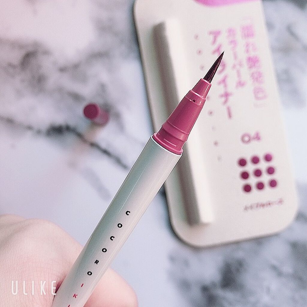 アイデザインライナー/COCOROIKI/リキッドアイライナーを使ったクチコミ（3枚目）