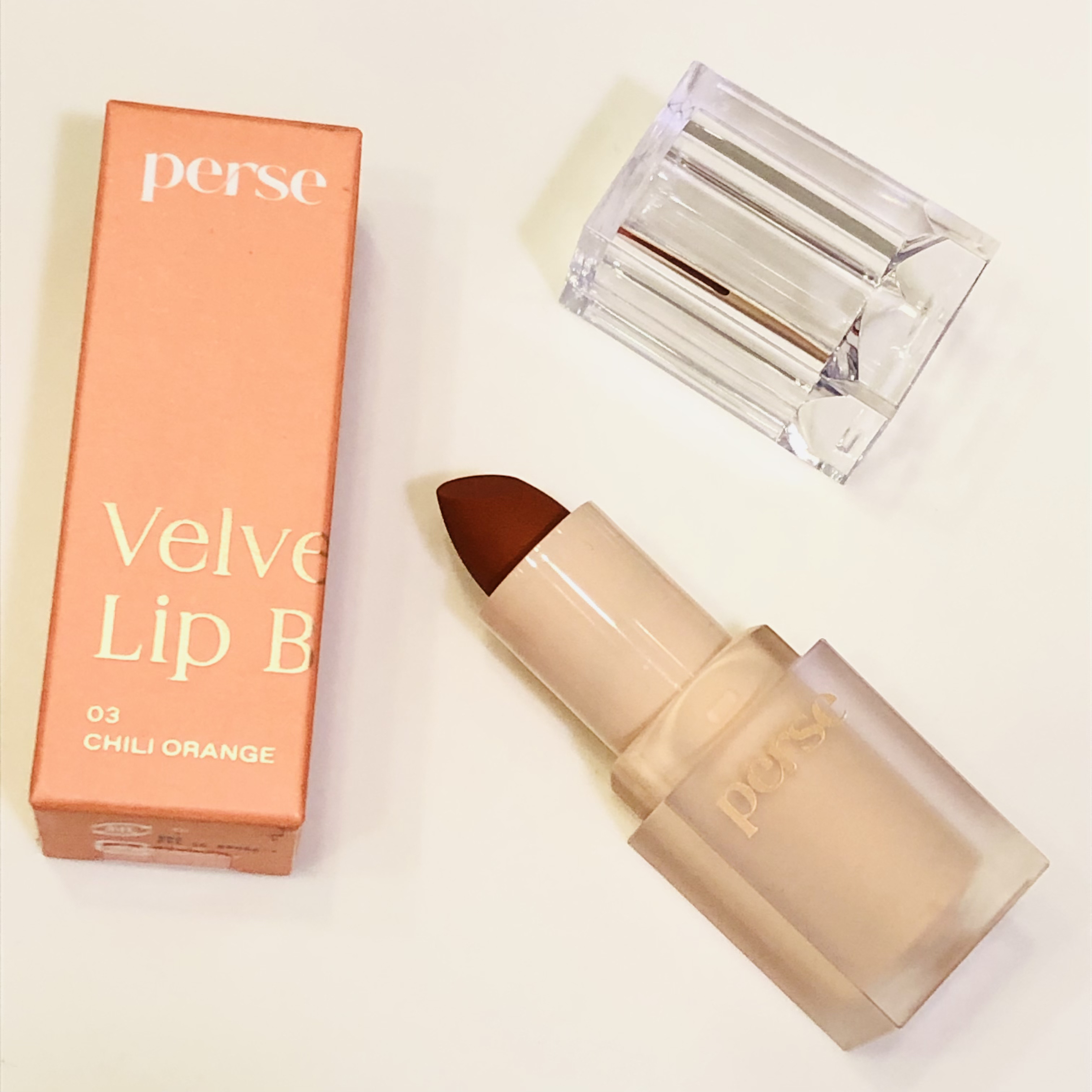 ベルベットフィックスリップバーム/perse/リップバームを使ったクチコミ（1枚目）