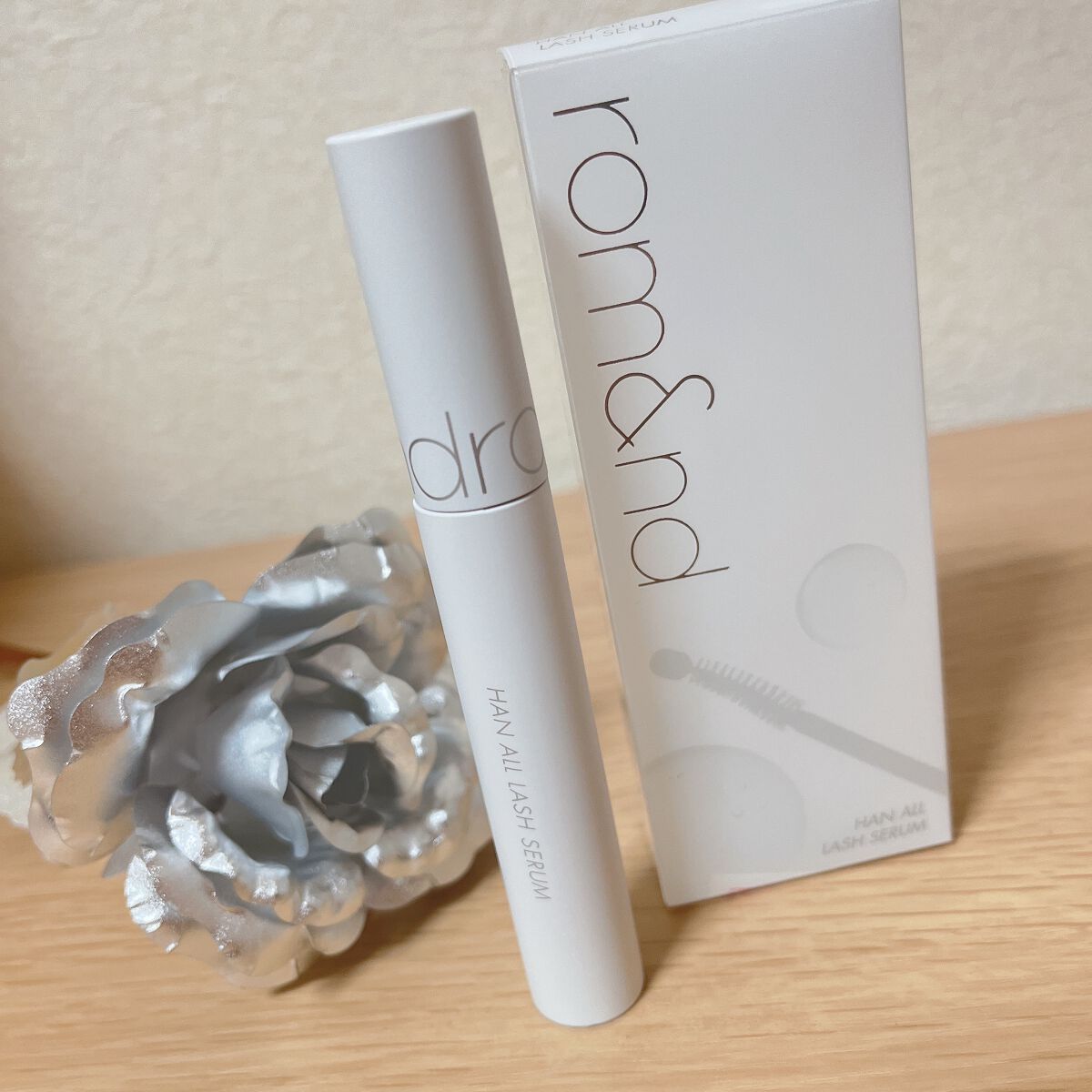 ハンオールラッシュセラム/rom&nd/まつげ美容液を使ったクチコミ（1枚目）