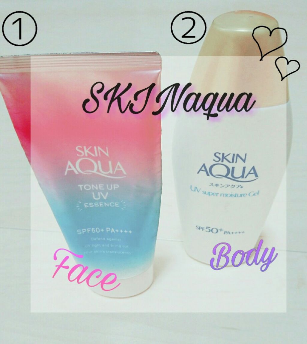 スキンアクア スーパーモイスチャージェル/スキンアクア/日焼け止めジェルを使ったクチコミ(2枚目)