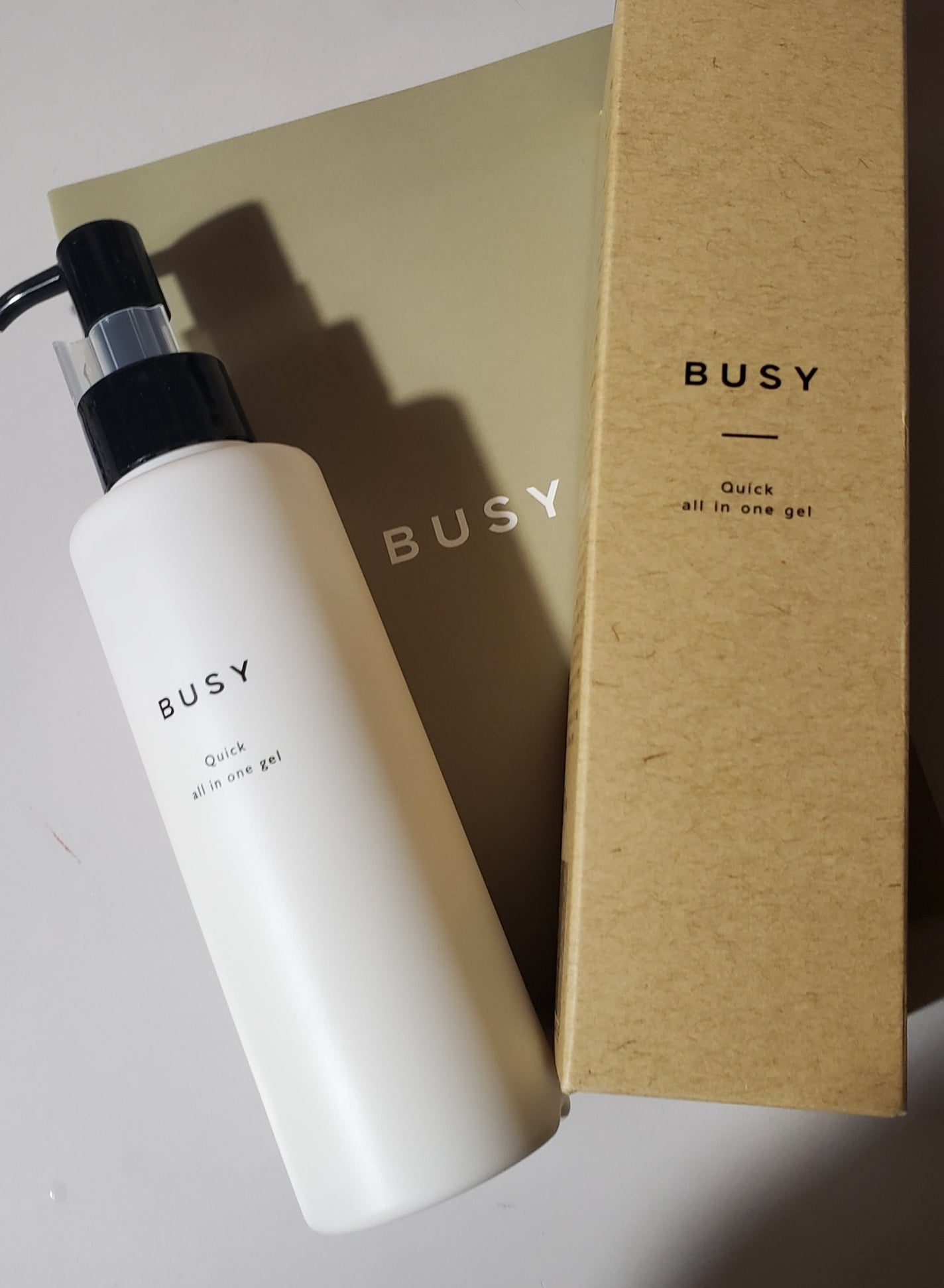 ビジー クイック オールインワンジェル/BUSY/オールインワン化粧品を使ったクチコミ(1枚目)