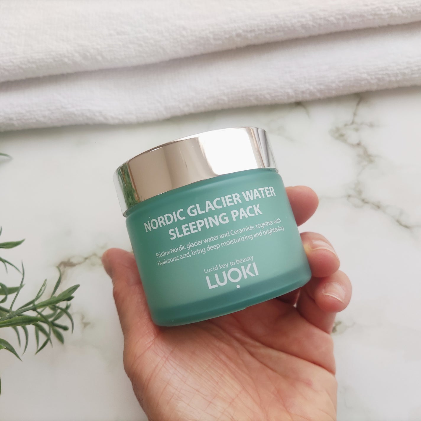 ノルディック氷河水スリーピングパック/LUOKI/フェイスクリームを使ったクチコミ(2枚目)